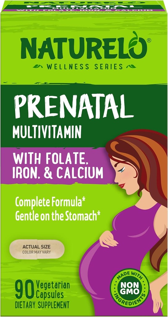Naturelo, Prenatal Multivitamin Capsules, 90 Conde