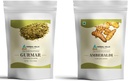 HERBAL HILLS Gurmar Powder &amp; Ambehaldi Powder Silencioso paquete de 2 (16 oz cada uno)