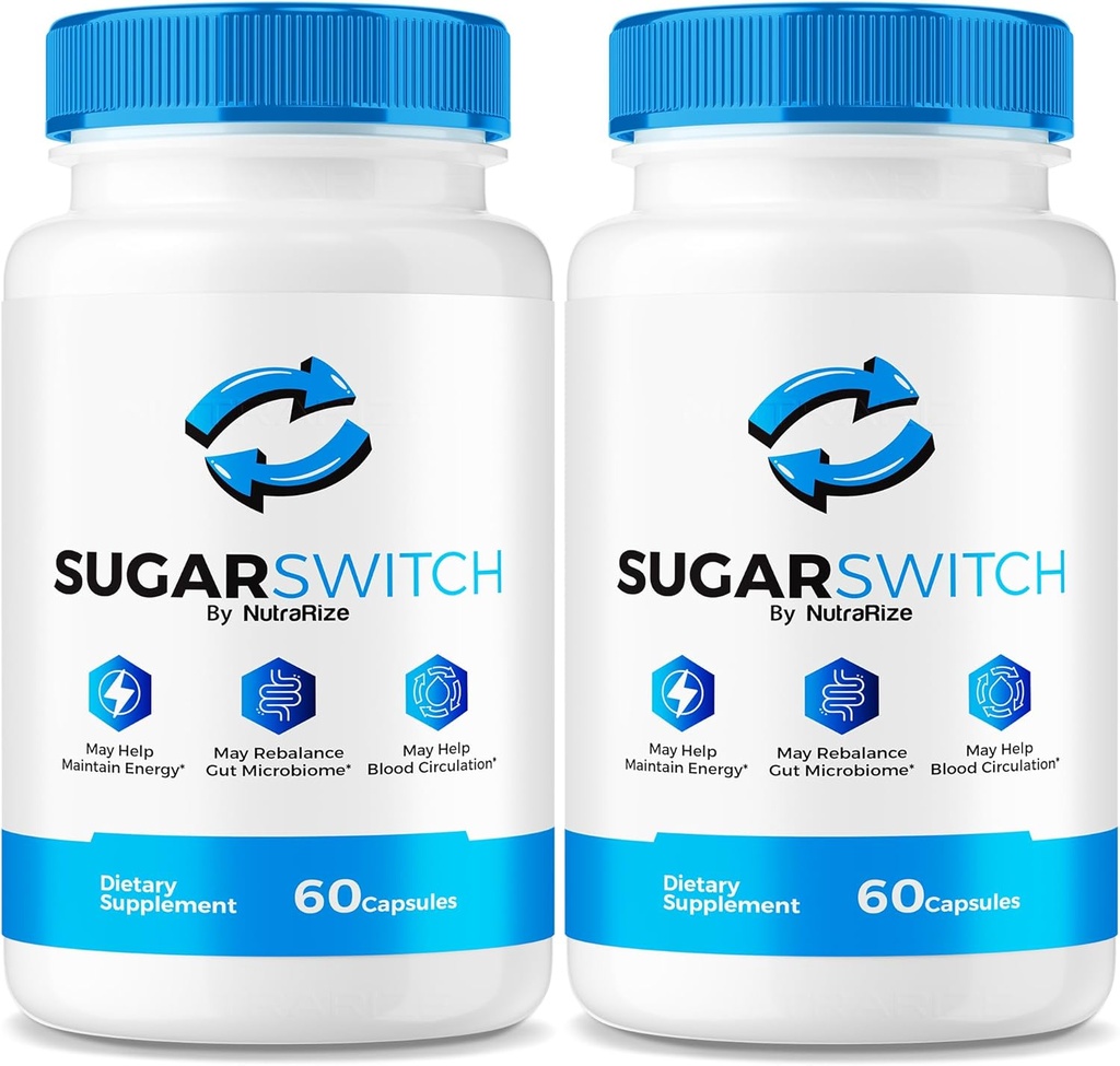 NutraRize (2 Pack) Sugar Switch Pills, SugarSwitch Capsules, All-Natural Blood Formula for Healthy Levels, Sugar Switch 24 Supplement, SugarSwitch 2 Pectin Reviews (120 cápsulas)