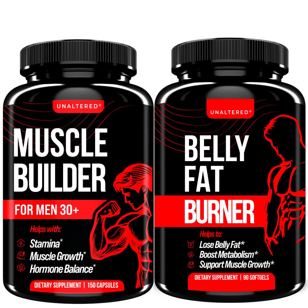 UNALTERED Muscle Builder &amp; Belly Fat Burner Bundle