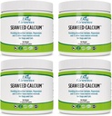 Calcio de algas marinas Suplemento mineral para perros y gatos, 14 oz - Antiguamente el mejor calcium de algas marinas de la naturaleza, mayor calidad que la carne de hueso o de huevo, calcio esencial para animales (4 Pack)