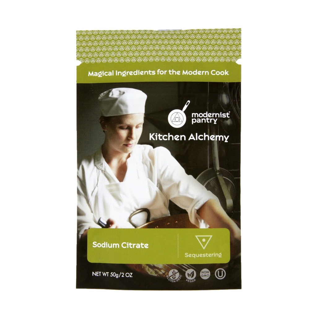 Citrato de sodio puro ⊘ No Gluten-Free Vegan OU Kosher Certified (Gastronomía molecular) - 50g/2oz