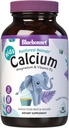 BlueBonnet Super Earth Rainforest Animalz Calcium Magnesium y Vitamina D3 Chews, Natural Vanilla Frosting, Blanco, 90 Conde