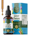 HerBAMAMA Liver Support Tincture - Vegan Liver Detox Liquid Drops with Milk Thistle, Dandelion Root & Chanca Piedra - Non-GMO, Alcohol &amp; Sugar-Free Liquid Cleanse Supplement, 42-Day Supply