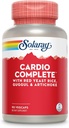 SOLARAY Cardio Completo con arroz de levadura roja, extractos de Guggul & Artichoke, Más vitaminas B y Más - Garantía de 60 días de laboratorio Verificado - 45 Servimientos, 90 VegCaps