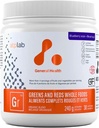 ATP LAB - Verdes y Rojos Comidas enteras 240g (Blueberry Acai Flavour) - Athletic Greens Powder Superfood - Mejorar el humor y la circulación - Reducir la presión