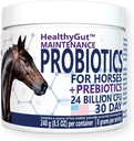 Probióticos saludables para caballos Suplemento dietético, Sistema Digestivo todo natural Fórmula (30 días)