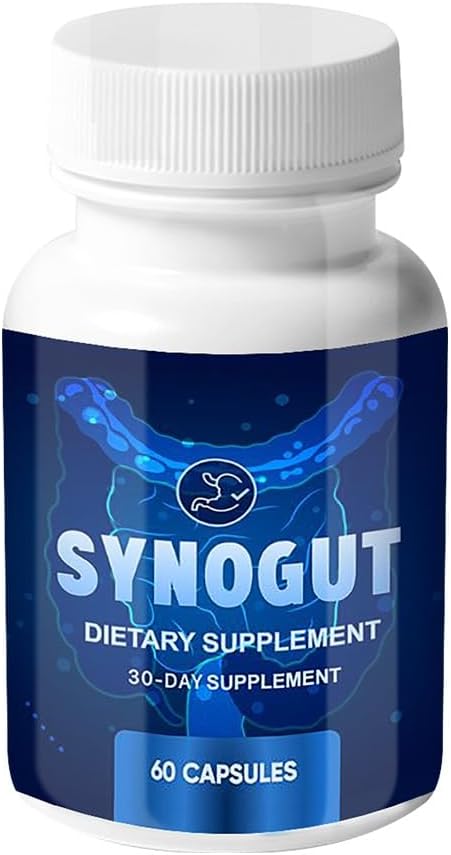 Synogut - Pills Synogut for Digestive Support Gut Health (60 Capsules - 1 Mes de Suministro)