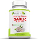 Ajo sin olor &amp; Suplemento de Parsley Softgels – Concentrado de ajo fresco - Sativum de Allium para hombres y mujeres