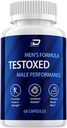 Testoxed Capsules Suplemento, Testoxed Advanced Men Wellness Support, Official Testoxed Maximum Strength Energy Performance, Testoxed Premium Dietary Formula Reviews (1 Pack - 60 cápsulas)