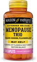 Mason Natural Menopause Trio: Black Cohosh, Flaxseed, &amp; Soy (Extended Release) - May Alleviate Hot Flashes & Night Sweats*, Supports Healthy Hormone Balance*, 30 Caplets
