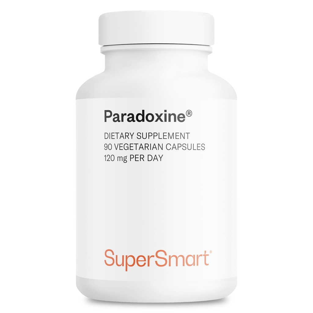 Supersmart - Paradoxina 120mg por día - Grains of Paradise Supplement (Aframomum melegueta) con 6-Paradol ← Non-GMO &amp; Gluten Free - 90 cápsulas vegetarianas