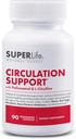 Soporte de Circulación - con Hawthorn Berry, Ginkgo Biloba, Butcher's Broom, Horse Chestnut, L-Arginine & Ginger Root ← Promueve Sangre Saludable, Oxygen &amp; Nutrient Flow tención Suplemento - 90 cápsulas
