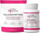 Soporte de bonificación Annatrol &amp; FORTIBONE Collagen Peptides w/FORTIGEL, VERISOL y TENDOFORTE - Bono completo, articulación, piel, cabello, uñas " soporte metabólico TENIDO 1 mes de suministro (Pouch, 401.7G)