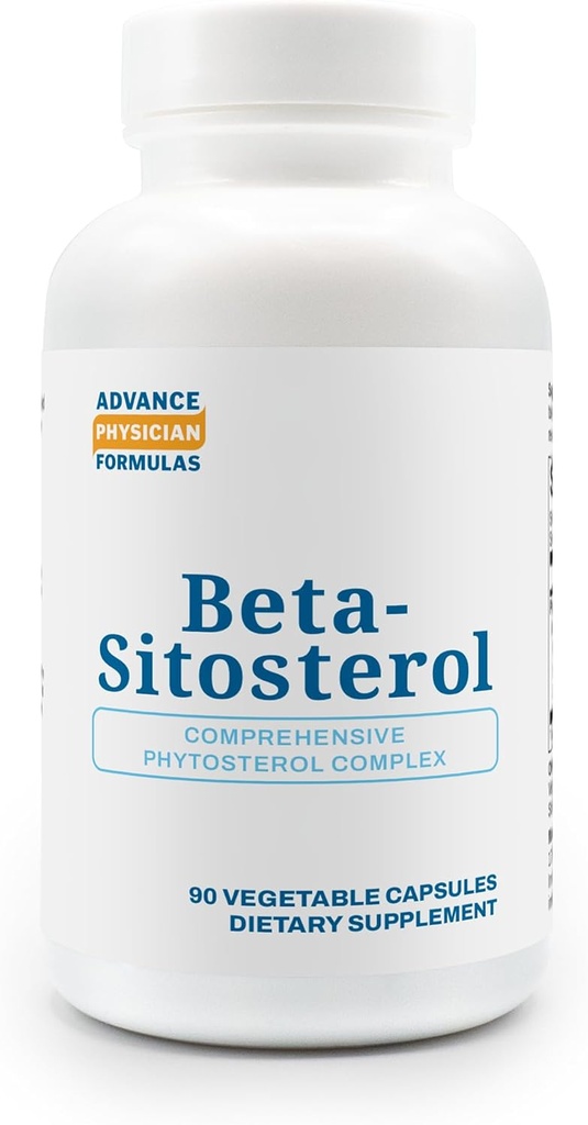 Beta-Sitosterol, 400 mg, 90 cápsulas vegetales