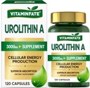 3000 MG Urolithin A Supplement - 120 Capsules Supports Antioxidant, Enhanced Healthy Aging, Mitocondrial, Cell Repair for Men &amp; Women