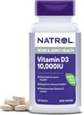 Vitamina Natrol D3 10,000 tabletas UI, Apoya tu salud inmune, 60 Cuenta