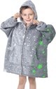 MeMoreCool Wearable Blanket Kids Blanket Hoodie, Hooded Blanket Kids Comfy Blanket Sweatshirt, Toddler Blanket con Hood