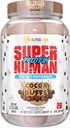 ALPHA LION Superhuman Whey Protein Powder, Great Tasting Pure Whey Protein Isolate, Low Carb, Low Sugar, No Bloat Post Workout, Muscle Recovery &amp; Growth (28 Servings, Cocoa Buffs)