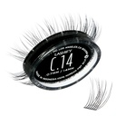 Lashify Curl 14mm Gossamer DIY Eyelash Extensiones Rellenar, Negro, Easy False Eyelashes for a Natural Look