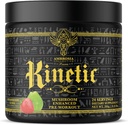Ambrosia Kinetic Organic Preworkout, Mushroom Enhanced Natural Pre Workout Suplemento, Nootropic Superfood Powder for Energy (Strawberry Guava)