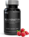 DRINK HRW Rejuvenation Molecular Hydrogen Water Tablets: 12 ppm H2 - Hydrogen &amp; Magnesium Supplement, Supports Energy Production, Recovery, Cognitive Health. Deporte informado certificado (Raspberry 30ct)