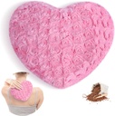 Almohadilla de calefacción de microondas Atsuwell, almohadilla de calor multiusos, almohadilla de calor microwavable para cáñamo, articulaciones, cuello, compresa de calor húmedo para la presión del músculo calmante y la relajación, rosa