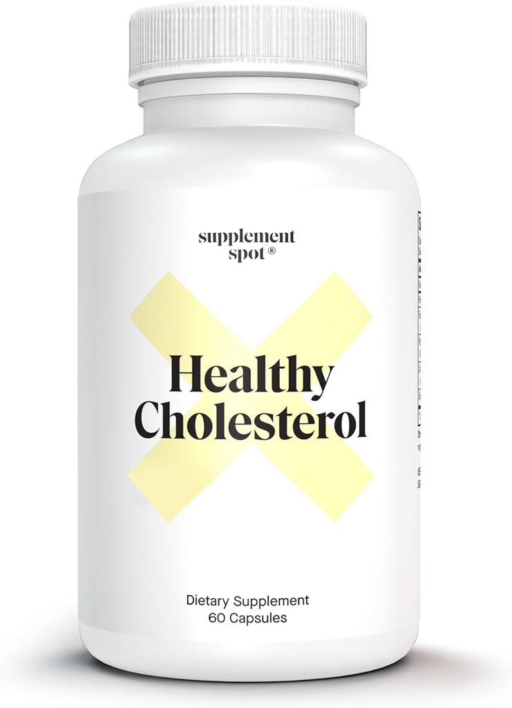 Suplemento de control sin Choless – Vitamina B3, Beta Sitosterol, Niacin, & Cayenne Pepper – Suplementos sin Chor (60 cápsulas)