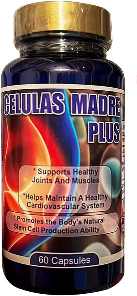 Madre Cell Plus para aliviar Los Dolores articulares 60 capsulas para 1 mes de tratamiento con Alga AFA TodoNatural