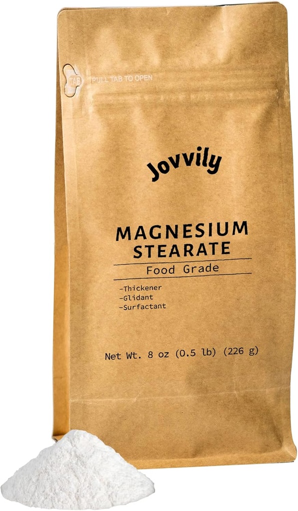 Magnesium Stearate - 8 oz - Low Toxicity - Glidant - Surfactant