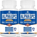 15-in-1 Suplemento GPC alfa con fosfatidilserina, Uridine, L-Theanine, Salón Mane de León, 120 cápsulas