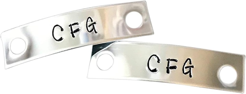 Tag personalizado Zapato de la joyería del martón Zapato de la joyería Clip inspirador de lazo Tag Motivational Quote Runner Gift
