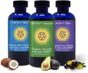 All-Natural Edible Oils, 4oz Sampler Set with Pure C60 ESS60, Immune Support and Joint Support Supplement with Olive Oil, Avocado Oil & MCT Coconut Oil, Set of 3, 4 oz