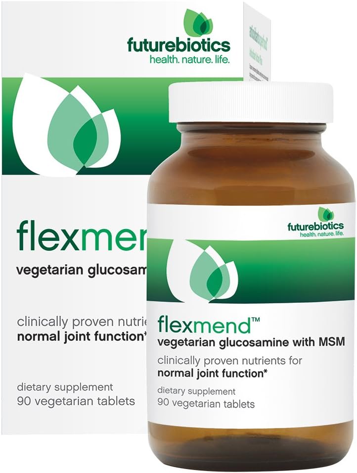 Futurebiotics FlexMend Vegetarian Glucosamine con MSM, 90 Tablets
