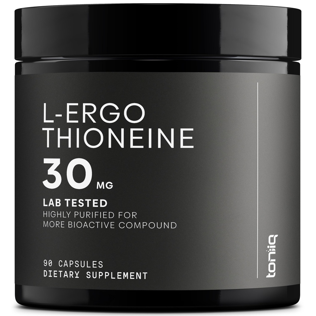 Ergothioneina con MitoPrime® de estudio clínico - alta potencia 30mg con 98% de pureza - Fermentación-Based L Ergothioneine Suplemento - Longevity and Immune Support - Third-Party Tested, 90 cápsulas