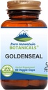 Pure Mountain Botanicals Goldenseal Capsules - Kosher Vegan Caps con 250 mg Orgánico Goldenseal Root Suplemento