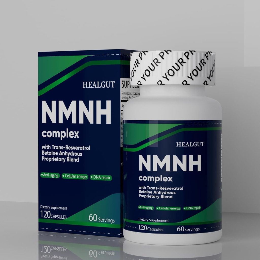 Premium NMNH Supplement for Anti-Aging Breakthrough - Boost NAD+ Levels Liposome Capsules 120 Servings