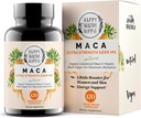 Orgánica Maca Root Capsules 1200 mg – Libido Booster para Mujeres Actuaciones rápidas " Potent peru Aphrodisiac Suplemento Silenciosos Energéticos desde Perú ← Incluye Black Pepper para la Absorción alta  Vegan, 120 Ct