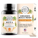 Orgánica Maca Root Capsules 1200 mg – Libido Booster para Mujeres Actuaciones rápidas " Potent peru Aphrodisiac Suplemento Silenciosos Energéticos desde Perú ← Incluye Black Pepper para la Absorción alta  Vegan, 120 Ct