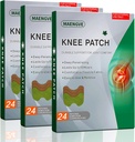 Knee Patch 72 Pcs, para el alivio del dolor muscular en las articulaciones, el cuello y los hombros, los parches de rodillas de larga duración