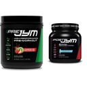 JYM Supplement Science PRE JYM 30 Servings - Strawberry Kiwi ' Post-Workout with BCAA's, Glutamine, Creatine HCL, Beta-Alanine and More, Blue Arctic Freeze, 30 Servings, 22 Oz