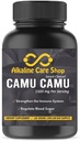 Alkaline Care tóxico Vitamina C de Camu Camu Capsules,1500mg tención100% Natural, Alimento integral, Suplemento no GMO con Camu Camu Extract  durable for Immune and Collagen Support (120 Veggie Capsules)