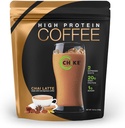 Chike Chai Latte High Protein Iced Coffee, 20 G Protein, 2 Shots Espresso, 1 G Sugar, Keto Friendly y Gluten Gratis, 14 Servings (16 Ounce)