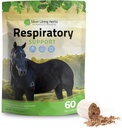 Herbs de forro de plata Suplemento de apoyo respiratorio para caballos - Suplementos de caballos para la limpieza pulmonar &amp; salud respiratoria - Excelente para la función pulmonar, respiración &amp; vías aéreas claras - 1 lb 60 días de suministro