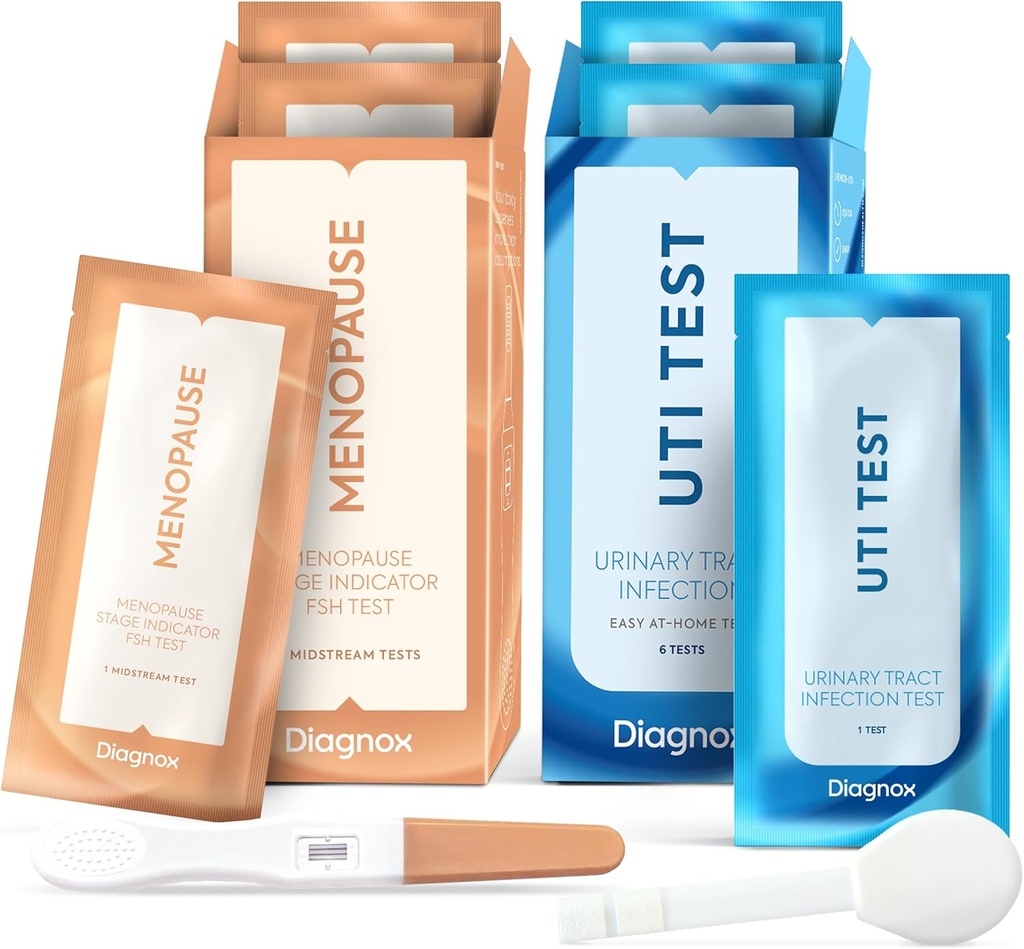 FSH Menopause Test Kit [5 Tests] y UTI Test Kit [6 Tests]