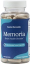 Santo Remedio Memoria, Booster de Salud Cerebro, ayuda a fortalecer las conexiones neuronales, ayuda a mejorar la atención, la memoria y la concentración, 30 servicios, Gluten Free, Non-GMO