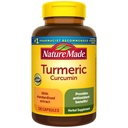 Natural Made Turmeric Curcumin 500 mg, Suplemento herbario para soporte antioxidante, 120 cápsulas, 120 Day Supply