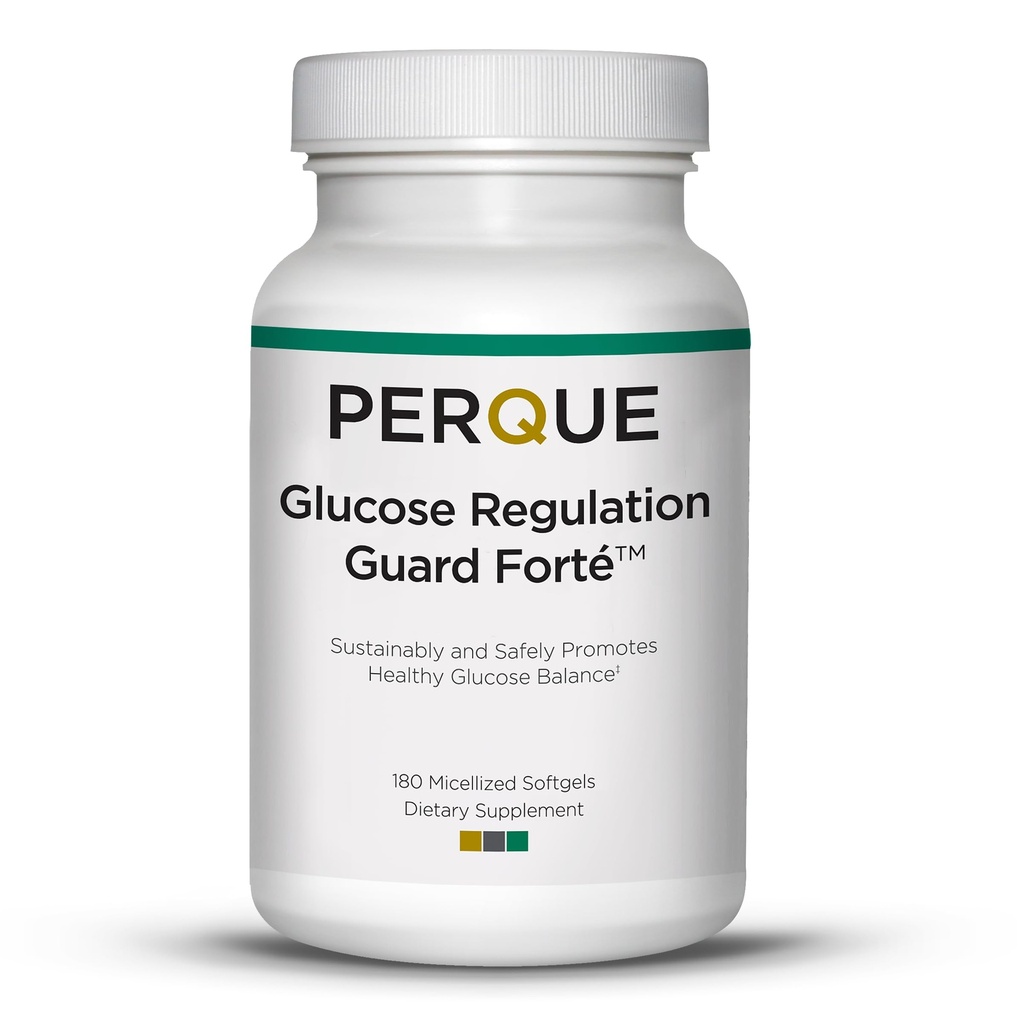 Perque Glucose Regulation Guard Forte - 180 Softgels por Perque