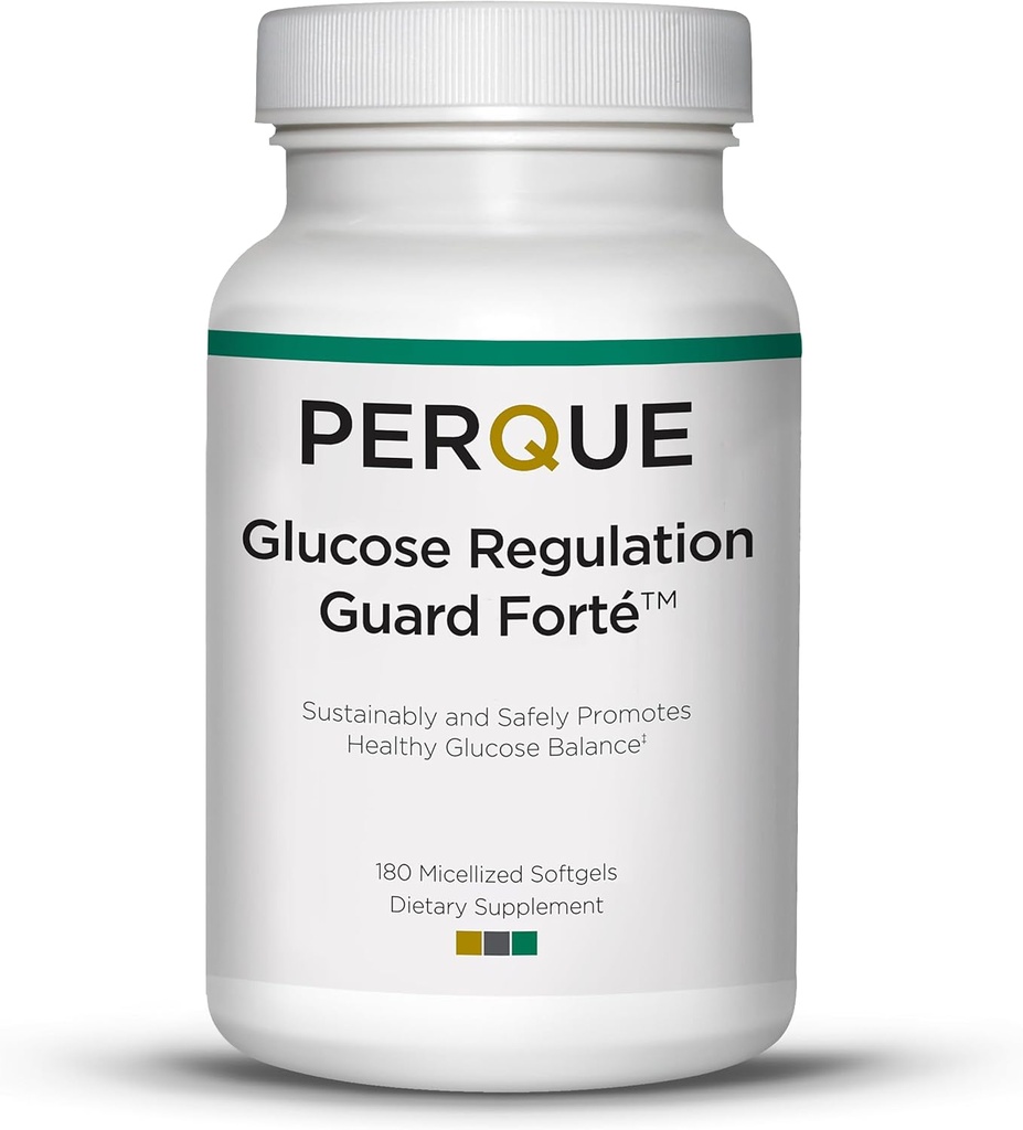 Perque Glucose Regulation Guard Forte - 180 Softgels por Perque