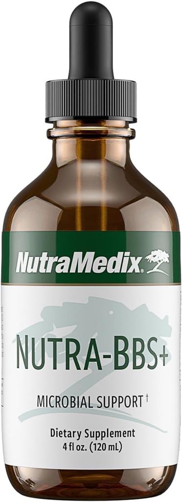 NutraMedix Nutra-BBS+ - Suplemento herbal para soporte microbiano, antioxidante e inmunológico - con Elecampane + Jalapa Root, Artemisia Annua y Capirona Bark (4 oz)